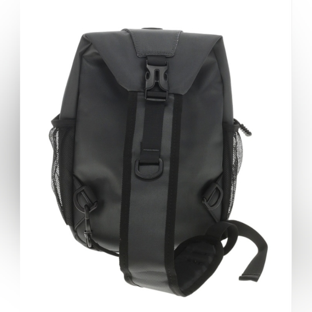 Mosiso Gray 1 Strap Backpack EUC - Picture 2 of 3